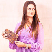 Kurk Dames Portemonnee | Tegels