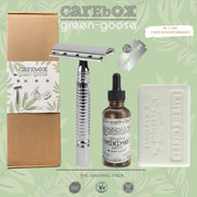 Carebox | The Shaving Pack | Zilver | Scheerset voor mannen