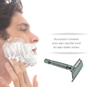 Carebox | The Shaving Pack | Zilver | Scheerset voor mannen