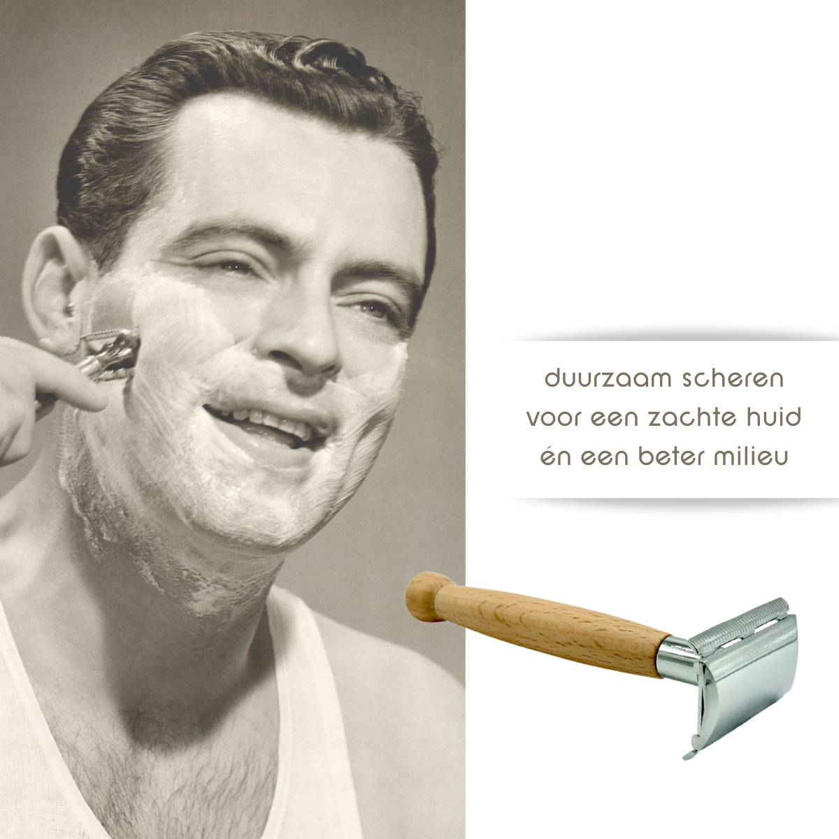 Carebox | The Shaving Pack | Bamboe verzorgingsset mannen