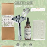 Carebox | The Shaving Pack | Zilver | Scheerset voor mannen